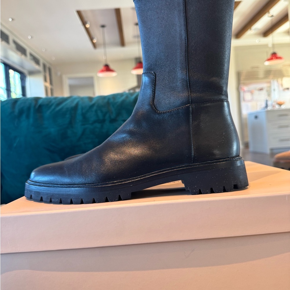 Loeffler Randall Black Leather Boots